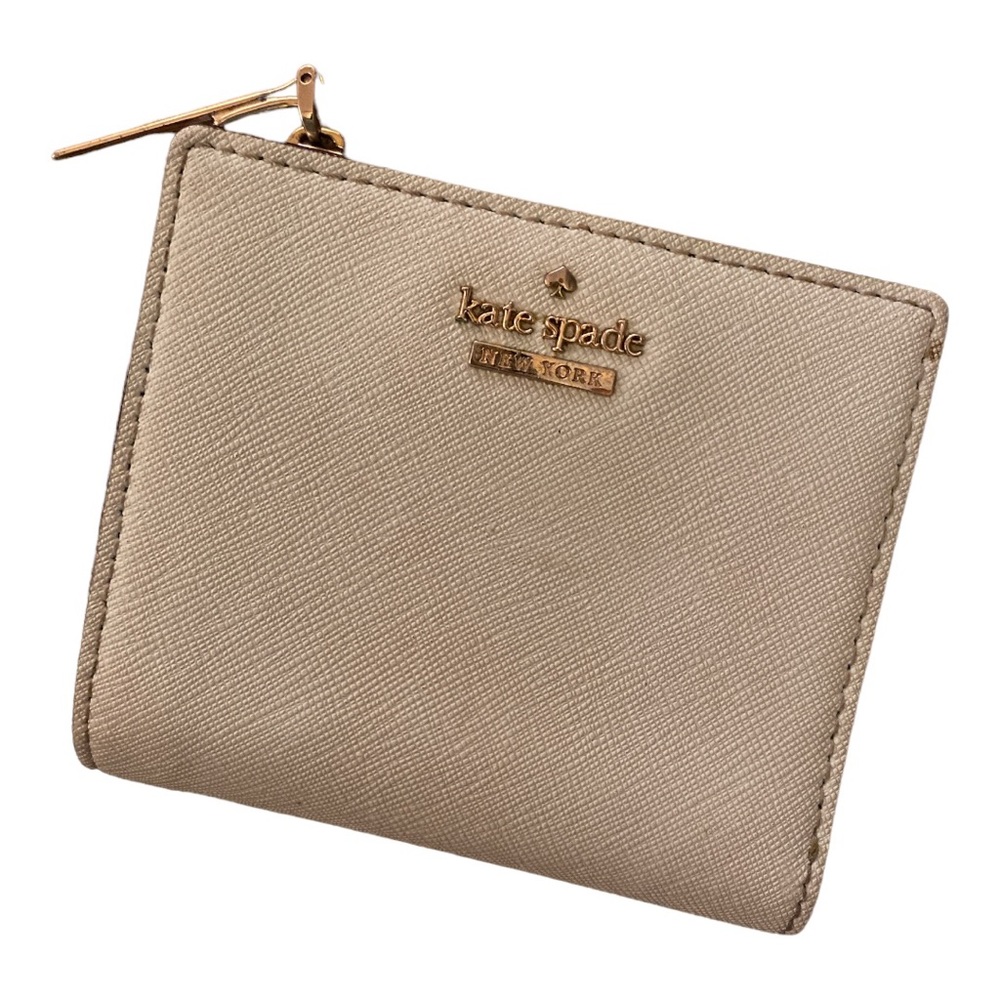 Kate Spade Small Wallet Change Purse Snap Closure Light Mint Blue/Green